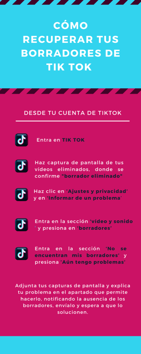 Guía completa sobre cómo recuperar los borradores de TikTok