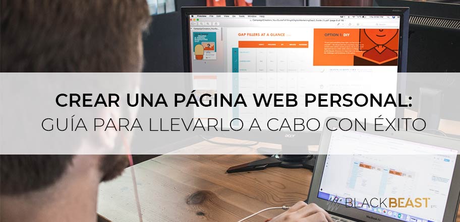 crear pagina web personal
